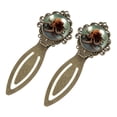 thumbnail image 2 of Octopus Elegant Vintage Copper-Colored Lace Bookmarks - Set of 2 Stainless Steel Book Accessories for Readers and Book Lovers, 2 of 5