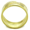 thumbnail image 3 of TS380 - Gold 925 Sterling Silver Ring with AAA Grade CZ in Clear, 3 of 5