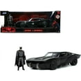 thumbnail image 2 of Batmobile with Batman Figure, The Batman - Jada Toys 32731 - 1/24 scale Diecast Model Toy Car, 2 of 3