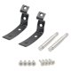 thumbnail image 1 of Kit De Reparación De Guantera De Coche 8E2857131 8E2857035 8E0880802 8E2880324 Kit De Reparación De Soporte De Acero Inoxidable Compatible Con Audi A4 B6/B7 Rs4 B7 Automóvil Eigraketly VI004095-00, 1 of 7