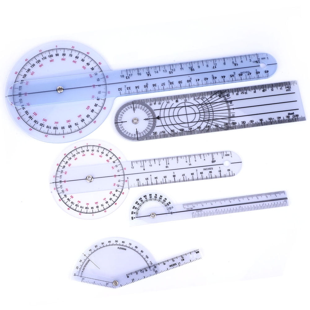 Bone Rulers, Easy Measurment Accurate Plastic Ruler Clear Scale For