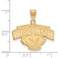 thumbnail image 2 of 10k Gold LogoArt University of Wisconsin Medium Pendant Q1Y076UWI, 2 of 4