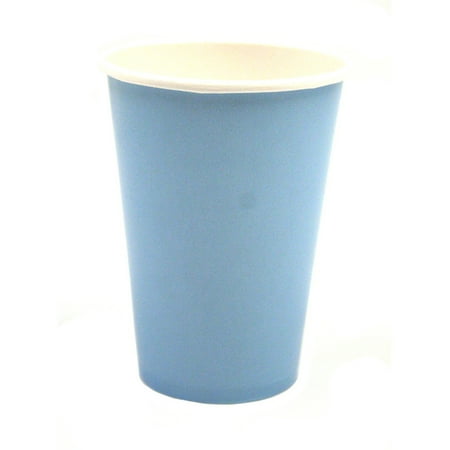 12oz Paper Cups, Baby Blue, 10ct (Best Baby Cup After Bottle)