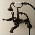 thumbnail image 7 of Wall-Mount Clawfoot Tub Faucet, Brushed Nickel, Tub Wall Mount AE51T8, 7 of 7