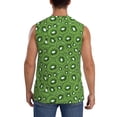 thumbnail image 4 of Balery Kiwi Fruit Camisetas sin mangas para hombre, absorbe la humedad y protege contra el mal olor.-Medium, 4 of 7