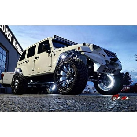 Oracle Lighting LED Illuminated Wheel Rings Double LED White 4228-001