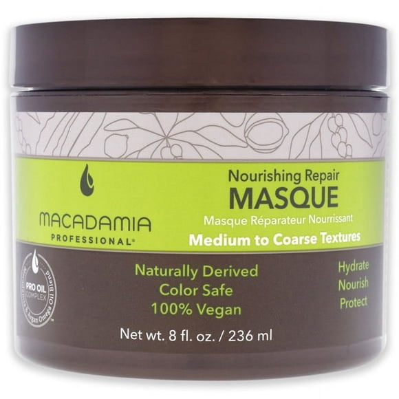 Nourishing Moisture Masque by Macadamia for Unisex - 8 oz Masque
