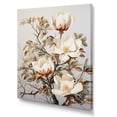 thumbnail image 2 of Designart "Artistic Beige Magnolia Beauty II" Magnolias Canvas Prints, 2 of 7