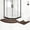 Brown, variant on Tripumer Memory Foam Bathroom Rug Set 2 Piece 16x24 and 20 x 32 inch Bathroom Mats and Rugs Sets for Washroom Toilet Red