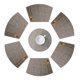 thumbnail image 5 of Practical and Elegant 7 Pcs PVC Wedge Placemats Non Slip and Insulating, 5 of 11