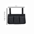 thumbnail image 3 of KoiLife Sac à Dos pour Fauteuil Roulant Sac de Rangement pour Fauteuil Roulant Sac Réfléchissant pour Fauteuil Roulant Sac pour Fauteuil Roulant Sac de Mobilité 13x7" Noir Sac de Rangement pour Fauteuil Roulant pour Usage Quotidien Activités Extérieures, 3 of 7