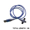 thumbnail image 2 of Agiferg Fast Charging Three-in-one Retractable Usb Charging Cable For Android, Huawei, Xiaomi Type-c Apple Data Cable, 2 of 2