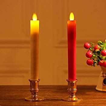 candles flickering