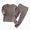 G832-Brown, variant on HFHAPW Boys Girls Pajamas Little Toddler Boys Girls Long Sleeves and Pants Pajamas 2-Piece Pjs Set Kids Sleepwear