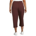 thumbnail image 4 of Athletic Works Women's and Women's Plus Core Knit Capri, Sizes XS-4X, 4 of 5