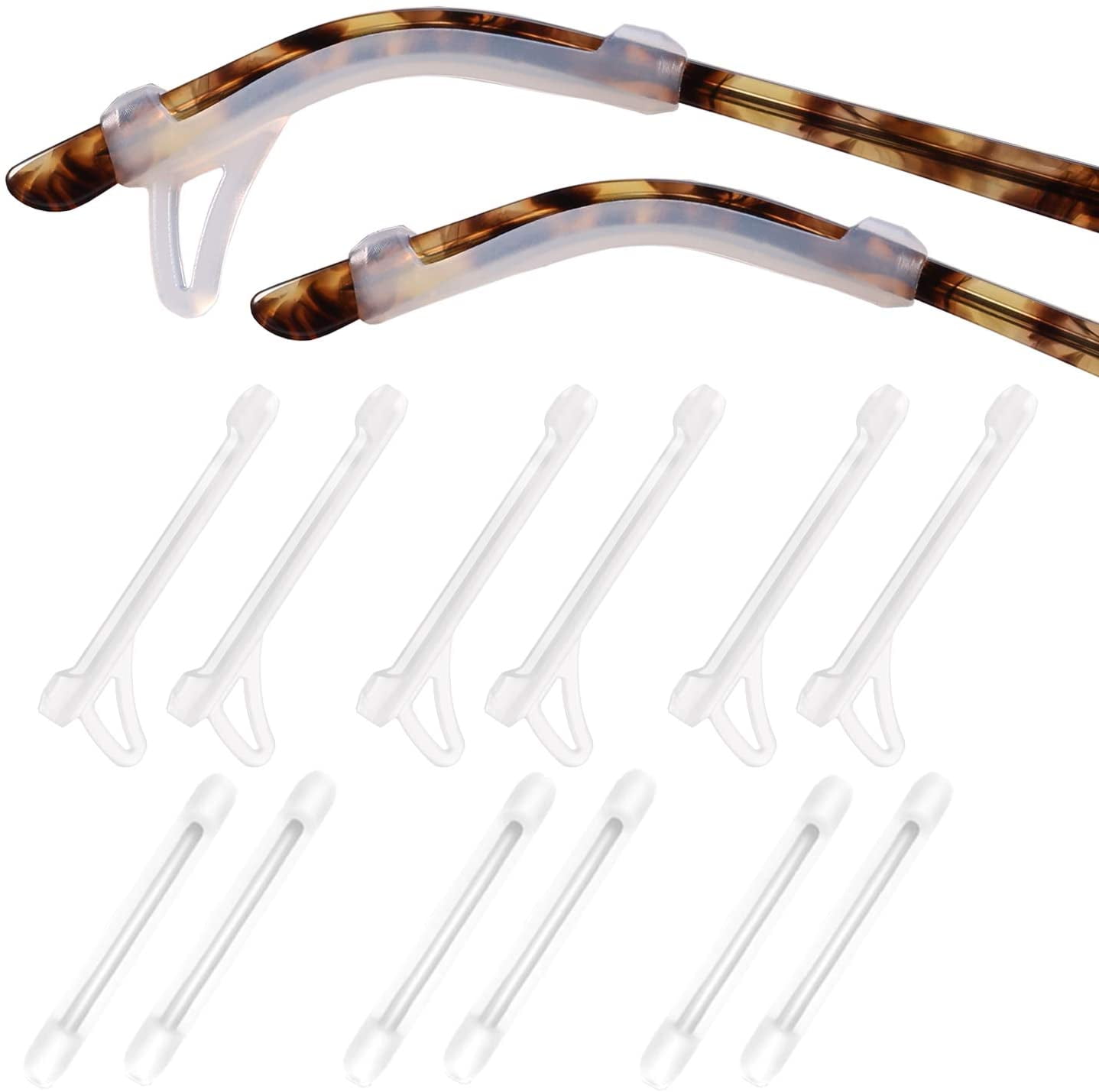 Glasses Ear CushionAntiSlip Eyeglasses Ear Grips SleeveSilicone Soft