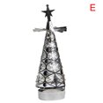thumbnail image 3 of CAROOTU Christmas Mood Heat-Powered Spinning Candleholder Metal Rotating Light for Home, 3 of 6