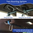 thumbnail image 5 of Heavy-Duty Car Clothes Hanger Bar Holds 50 Clothes, Telescopic Clothes Rack for Car Travel (28"-60") Fits Vehicles, SUVs, Trucks with 2 EVA Anti-Skid Pads & 2 Hook and Loop Straps（Hold Up to 70lbs）, 5 of 7