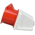 thumbnail image 6 of Neyseki Industrial Outlet PC Brass Red Surface Mounted CEE Socket for Electric Power IP44 220‑380V 240‑415V, 6 of 7