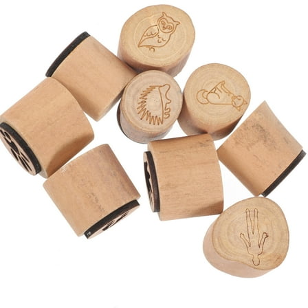 FUTUREORYY 1 Set Assorted Color Animal Footprint Stamps For Diy Stamping And Craft Making In Gardens