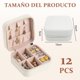 thumbnail image 2 of 12 Piezas Organizador de Joyas de Viaje, 10x10x5 cm Mini Joyero de Viaje para Mujer, Accesorios como Anillos, Ideal para Regalos de Mujer, Aretes y Collares (Blanco), 2 of 7