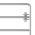 thumbnail image 3 of vidaXL Field Gate Farm Gate for Poultry Animals Garden Gate Farm Door Silver, 3 of 6