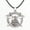 Silver, variant on PikaLF Norse Warrior Helmet Necklace for Men, Viking Runes Double Axe Pendant Necklace with 15.7”+1.9” Chain, Nordic Warriors Tribal Amulet Necklace, Leather Cord, Punk Viking Jewelry Gift for Men
