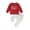 Red, variant on Bagilaanoe 2Pcs Toddler Baby Girl Boy Valentine’s Day Clothes Letter Print Long Sleeve Sweatshirt Tops + Sweatpants 6M 12M 18M 24M 3T Kids Pants Set