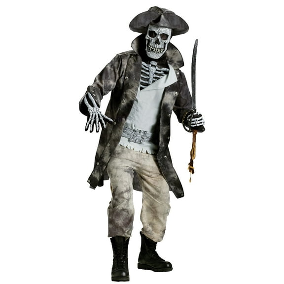 Fun World Men's Ghost Pirate Costume - One Size Fits Most