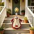thumbnail image 5 of Lzobxe Porch Goose Clothes Farmhouse Style Goose Statue Dresses Costume, 23" High Goose Garment for Lawn Yard Garden Front Door Decorations, 5 of 6