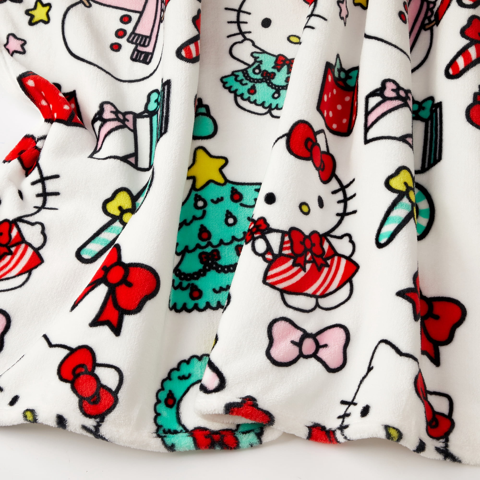 Hello Kitty Kids Silky Soft Plush Throw, 50 x 70