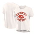 thumbnail image 1 of Cleveland Browns Fanatics Women's Football Home Fashion T Shirt-XL, 1 of 2