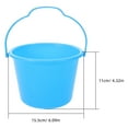 WAXIAYUZ 6pcs Reusable Beach Buckets Lightweight Buckets Backyard Park