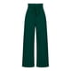 thumbnail image 3 of Pantalones Palazzo de Pierna para Mujer, con Cinturón, Cintura Alta, Informales, Holgados, Largos y con Bolsillos. Verde Oscuro L, 3 of 9