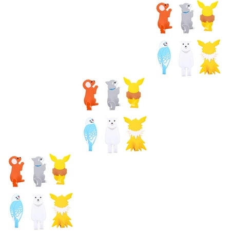 

Cartoon Seamless Hook Wall Adhesive Hooks Hanger Childrens Hangers Sticky Iron Sheet Pvc 18 Pcs