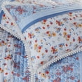 thumbnail image 3 of Greenland Home Fashions Betty Lace-Embellished Quilted Pillow Sham, King 20x36-inch, 3 of 4