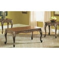 thumbnail image 2 of 3pc Coffee & End Table In Dark Cherry, Traditional Design, Ornate Detailing For Living Room Tables Style Cherry , Ornate, Resin, Rectangular Use, 2 of 5