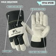 thumbnail image 3 of Wells Lamont 5130XL Extra Large Lined Leather Palm Gloves, 3 of 8