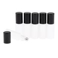 thumbnail image 4 of Botellas Vacías de 5 ml perfecl 6 Uds Botellas de Rodillo de esmerilado para perfumes aceites esenciales negro, 4 of 8