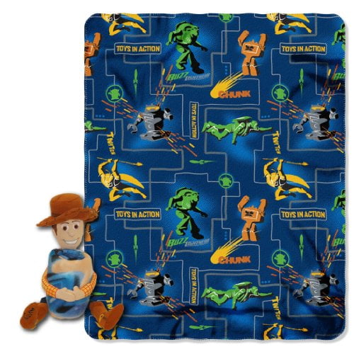 Disney, Toy Story, Action Woody 40Inchby50Inch Fleece Blanket with