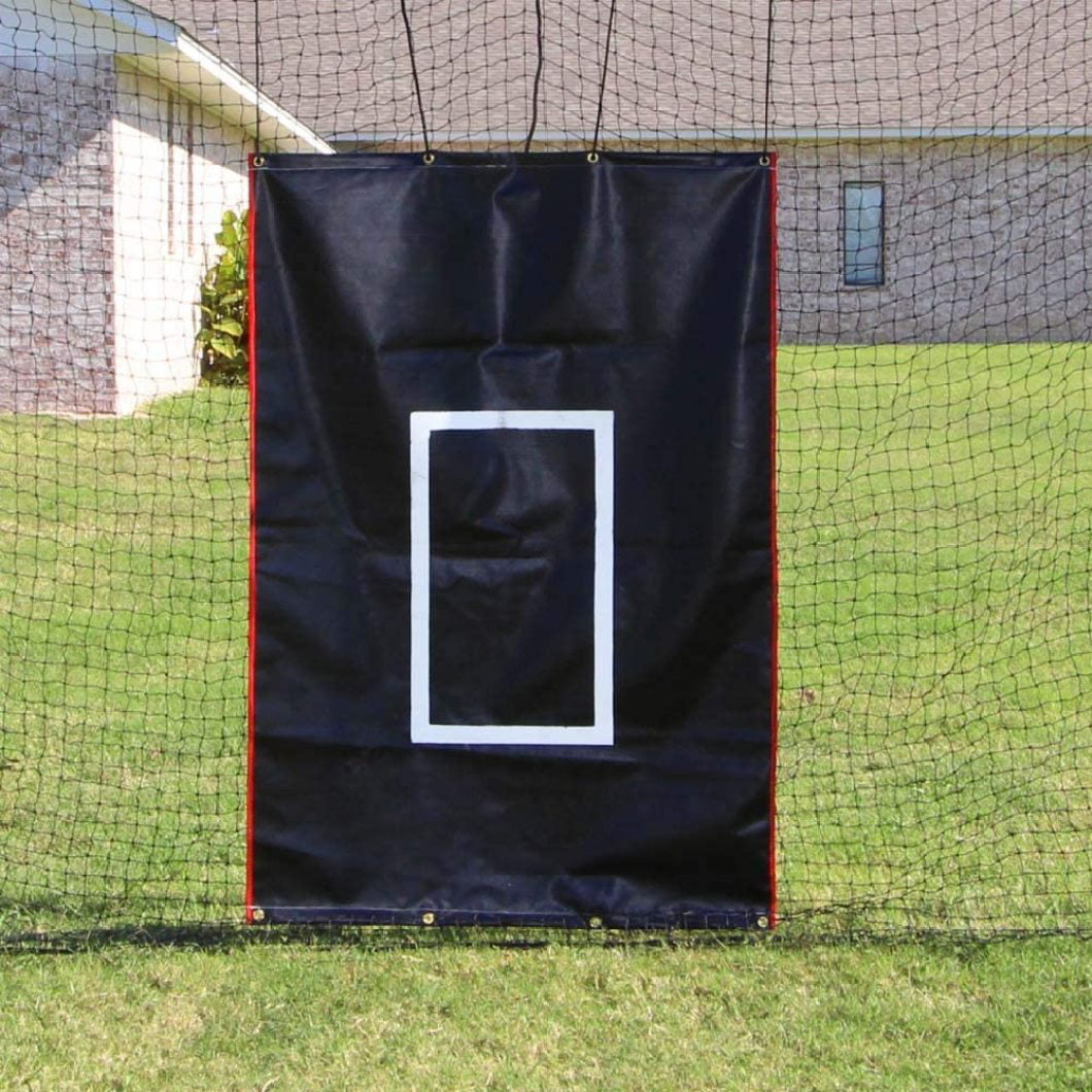 Batting ... VANTA SPORTS 4'x6' Reinforced Rubber Backstop for Baseball/Softball 