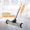 thumbnail image 5 of Stalwart 24in Rolling Magnetic Sweeper Pickup Tool with 30 to 50lb Capacity, 5 of 11