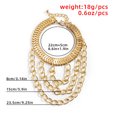 thumbnail image 2 of Hemoton 2pcs Anklet Bracelets Shoe Chain Decoration Layered for Heel Decor, 2 of 8