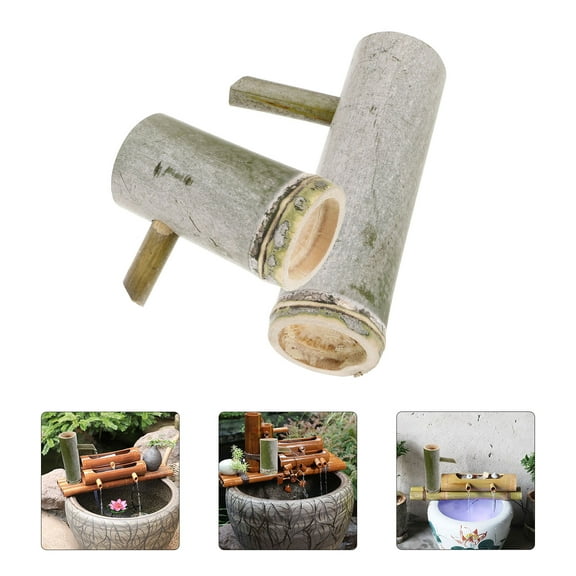 2 Pcs Fish Tank Fountain Outdoor Water Fountains Feature Garden