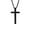 C, variant on Stainless Steel Cross Necklace, Simple and Elegant Christian Pendant with Chain, Unisex Jewelry Gift