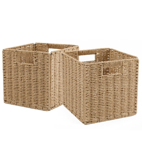Wicker Storage Cubes