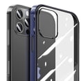 thumbnail image 5 of TECH CIRCLE for iPhone 12 Pro/12 6.1 inch Clear Glossy Case,3 in 1 Luxury Crystal Transparent Shockproof Hybrid Plating Frame and Soft PC Bumper Back Cover.For iPhone 12 Pro / 12 6.1",Red, 5 of 9