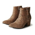 thumbnail image 4 of J. Adams Zuma Ankle Bootie – Closed Pointed Toe, Low Block Heel, Zip-Up Boot for Women – Stylish, Comfortable, Vegan, 4 of 5