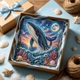 thumbnail image 3 of CHJK Ocean Theme Pearl Art DIY Kit, DIY Pearl Painting Kit, Ocean 3D Diamond Painting Craft for Adults Beginners, Sparkling Coastal Wall Decor with Pearls & Rhinestones, E, 3 of 8