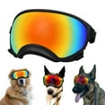 thumbnail image 2 of uvwlwu Protective Dog Goggles Sunglasses For Medium Large Breed Adjustable Fit Ski Style Eyewear(B), 2 of 9